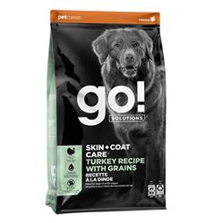 Petcurean - Go! Dog Skin & Coat Care Turkey With Grain 22Lb