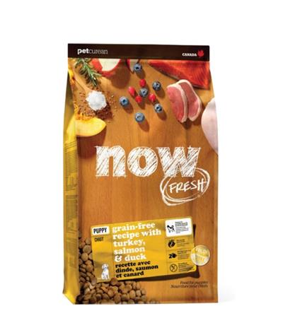 Petcurean - NOW - Puppy Grain-free Recipe - Turkey, Salmon, Duck - 3.5 lbs