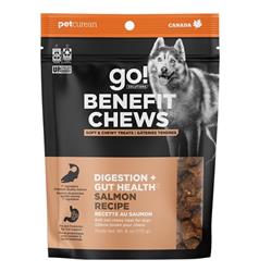 Petcurean - Go! Dog Benefit Chews Digestion & Gut Health Salmon 6oz.