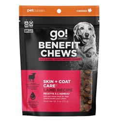 Petcurean - Go! Dog Benefit Chews Skin & Coat Care Lamb 6oz.
