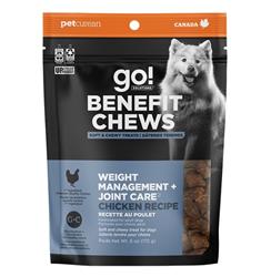 Petcurean - Go! Dog Benefit Chews Weight Management Chicken 6oz.