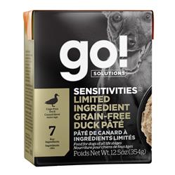 Petcurean - Go! Dog Sensitivities Limited Ingredient Grain Free Pate Duck 12.5oz