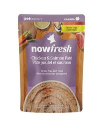 Petcurean - NOW FRESH DOG GRAIN FREE SENIOR CHICKEN & SALMON PATE 2.8oz
