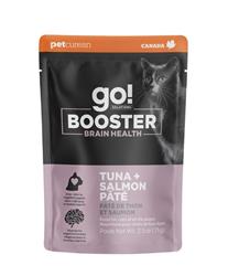 PETCUREAN - Go! Cat Booster Brain Health Tuna + Salmon Pate 2.5oz. (Case of 24)