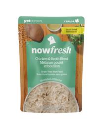 Petcurean - Now Fresh Dog Grain Free Small Breed Shredded Chicken + Broth Blend 2.8oz. (Case of 24)