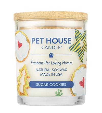 Pet House Sugar Cookies Large Candle (Case of 3)