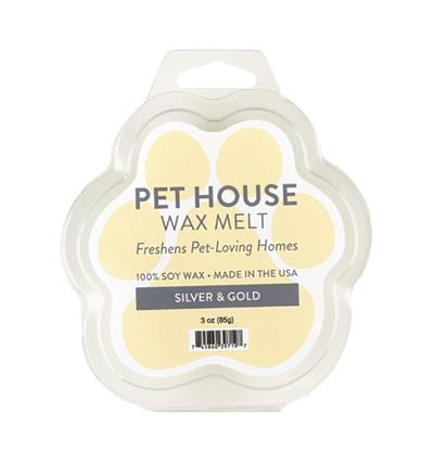 Pet House Silver & Gold Wax Melt (Case of 12)