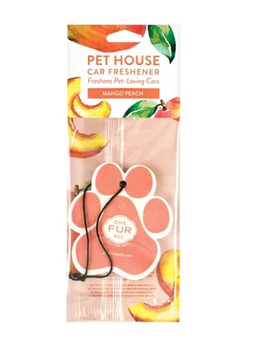 Pet House Mango Peach Car Air Freshener - 12 Count