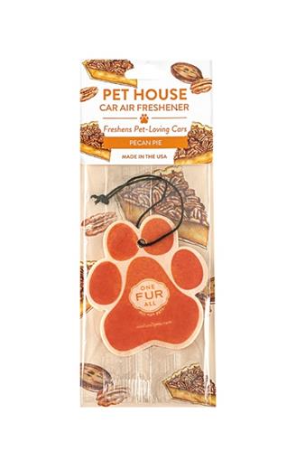 Pet House Pecan Pie Car Air Freshener - (Case of 12)