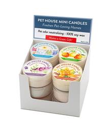 Pet House Mini Candle Mixed Case - (Case of 12)