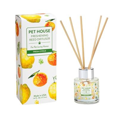 Pet House Fresh Citrus Reed Diffuser - 4 Count