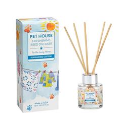 Pet House Sunwashed Cotton Reed Diffuser - 4 Count