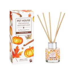 Pet House Pumpkin Spice Reed Diffuser - 4 Count