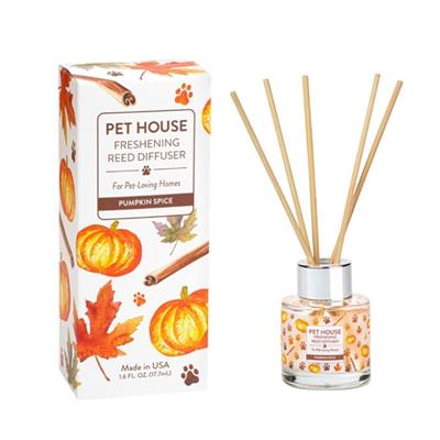 Pet House Pumpkin Spice Reed Diffuser - 4 Count