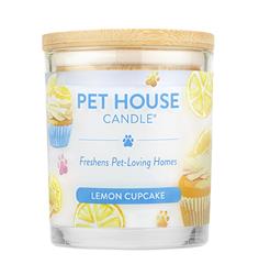 Pet House Lemon Cupcake Large Candle (Case of 3)