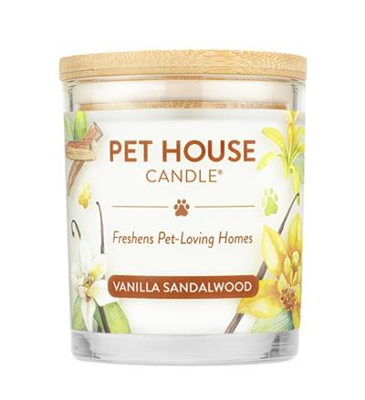 Pet House Candle Vanilla Sandalwood Large Case of 3