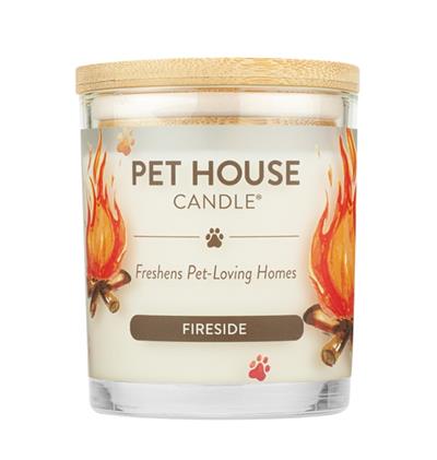 Pet House Candle Fireside Large Case of 3