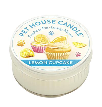 Pet House Candle Lemon Cupcake Mini  (Case of 12)