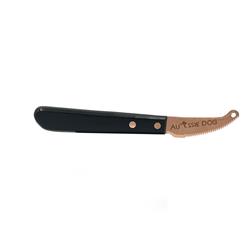 26 Teeth Right Curved Blade Stripping Knife by Aussie Dog
