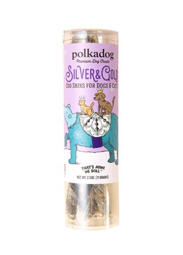 Polkadog Holiday Cod Skins Crunchy Dog & Cat Treats 2.5oz