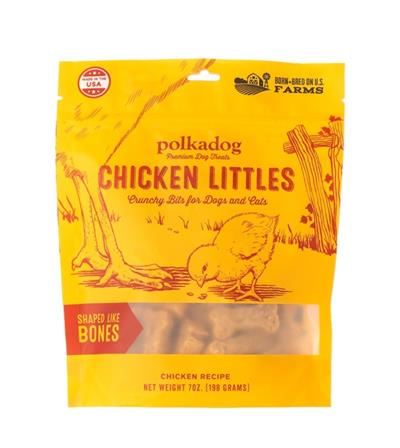 Polka Dog Bakery Dog Chicken Little Bones 8oz.