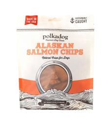 Polka Dog Salmon Chips Pouch 4oz.