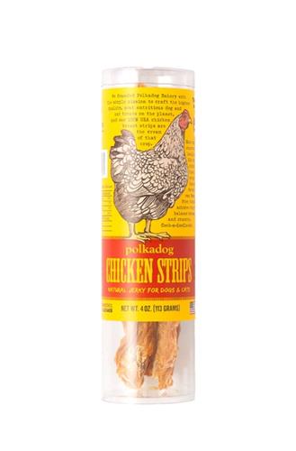 Polka Dog Chicken Strip Jerky 4oz.