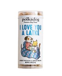 Polka Dog Bakery Holiday Mini Tube Love You Latke Sweet Potato And Apple 2.5OZ