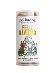 Polkadog Feliz Navidad Holiday Treats Mini Tubes 2.5oz