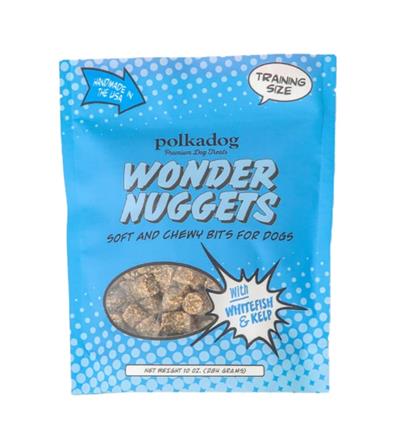 Polkadog Wonder Nuggets Dog Treats Whitefish & Kelp 10oz