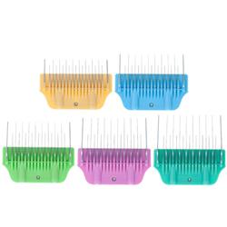 5pc Wide Glide Skip Tooth Comb Attachment Set by PetStore.Direct