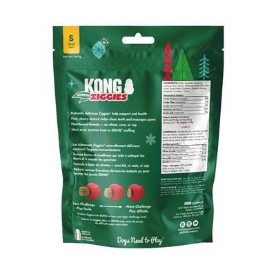 KONG Ziggies Enhanced Holiday Spice Sm 7 oz