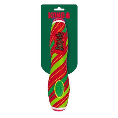 KONG Holiday AirDog® Squeaker Stick Stripe Lg
