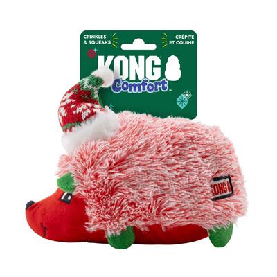 KONG Holiday Comfort HedgeHug Red Md