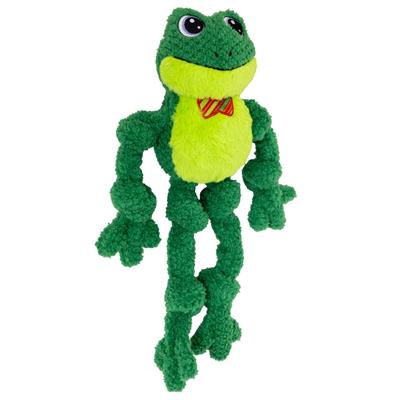 KONG Holiday Knots Bow Tie Frog Lg/XL