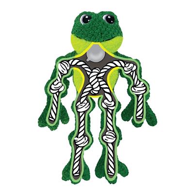KONG Holiday Knots Bow Tie Frog Lg/XL