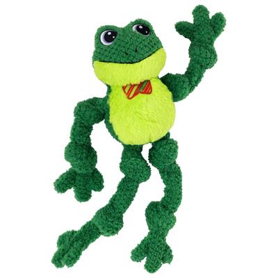 KONG Holiday Knots Bow Tie Frog Lg/XL