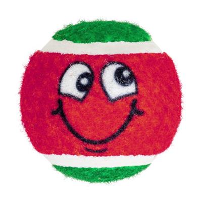 KONG Holiday Grinz Naughty & Nice Sport Balls 3-pk Md