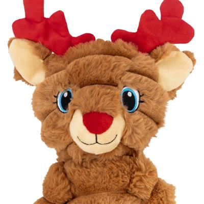 KONG Holiday Shakers™ Crumples Reindeer Red XL