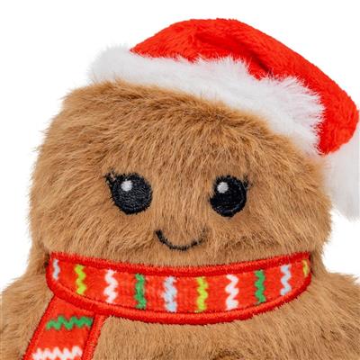 KONG Holiday Snuzzles Mini Santa Gingerbread XS