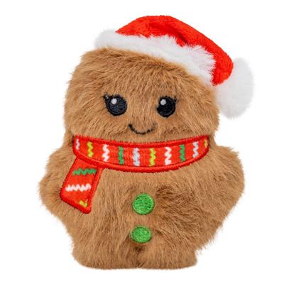 KONG Holiday Snuzzles Mini Santa Gingerbread XS