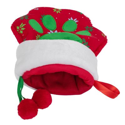 KONG Holiday Stocking Paw Red Lg