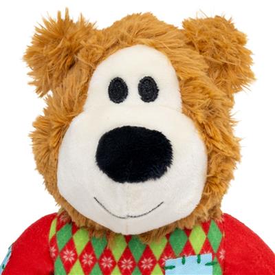 KONG Holiday Wild Knots Sweater Bear Red Sm/Md