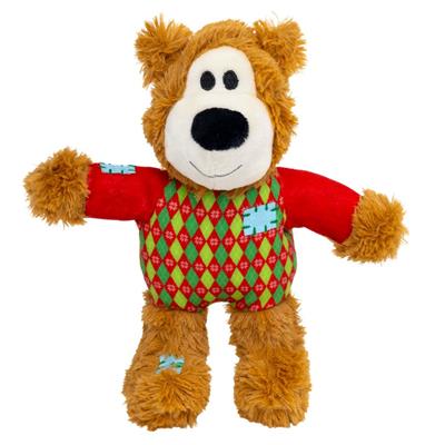 KONG Holiday Wild Knots Sweater Bear Red Sm/Md