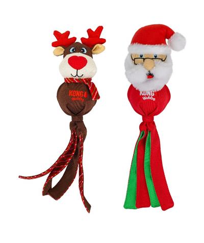 KONG Holiday Wubba® RS Assorted Lg
