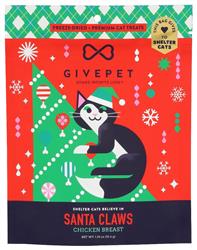 GivePet Santa Claws Freeze Dried Cat Treats 1.25oz Bag