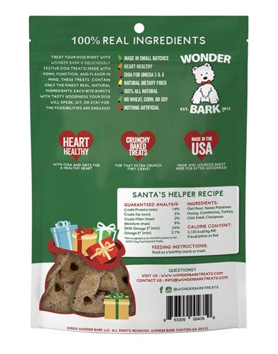 Wonder Bark Christmas Santa's Helper 5oz.