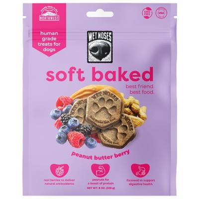 Peanut Butter Berry Soft Baked Treats 8oz - Case of 12
