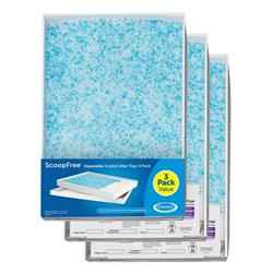 Petsafe Cat Scoop Free Complete Litter Tray Blue 3 Pack