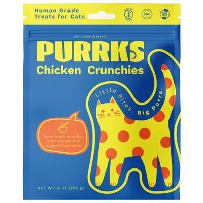 Purrks Crunchy Chicken & Bone Broth 8oz